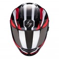Шлем SCORPION EXO-390 Boost Черно-бело-красный